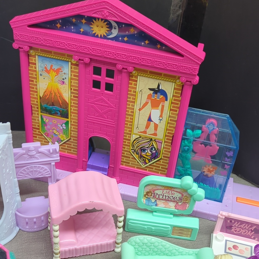 Huge lot of Disney playsets, Polly pocket‎ princess dolls & story stackers - Picture 12 of 16